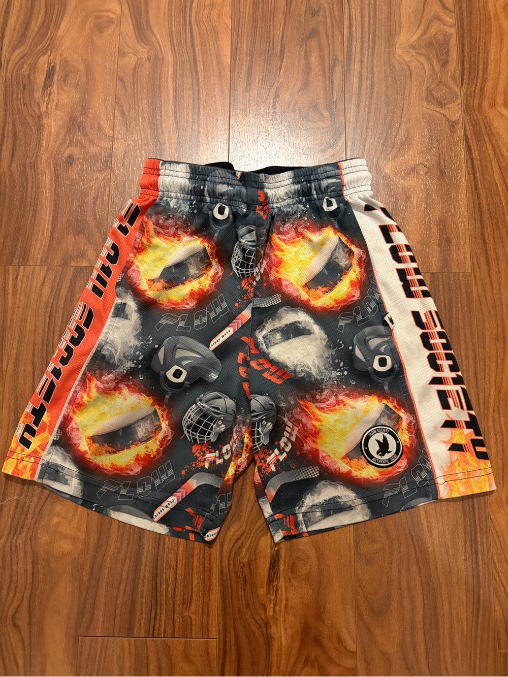 Boys Hockey Graphic Athletic Shorts